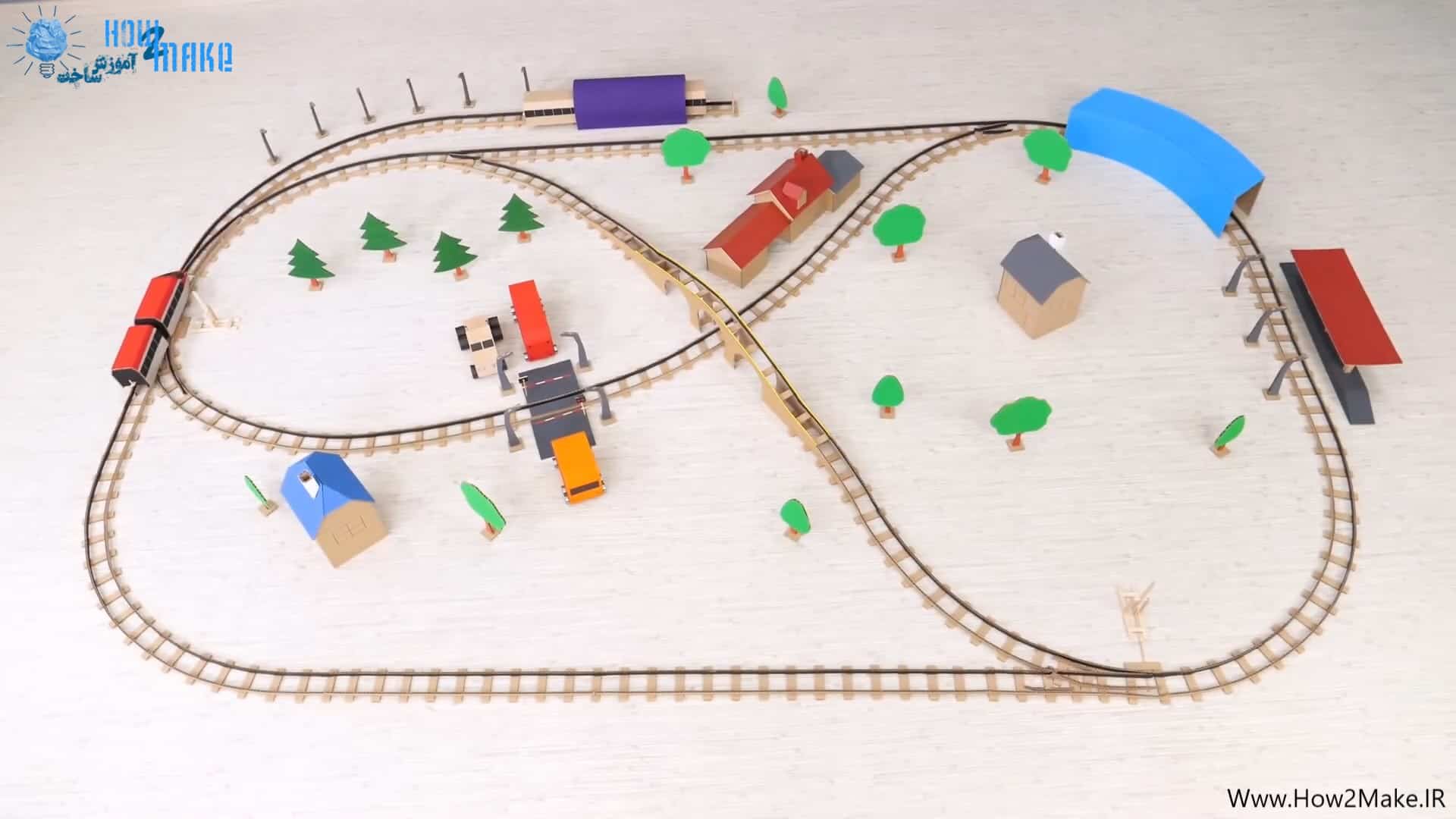 ساخت قطار اسباب بازی